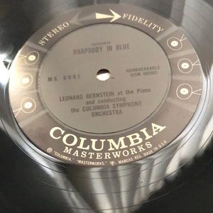 Gershwin Rhapsody In Blue L. Bernstein Conducts New York Philharmonic Vinyl Lp